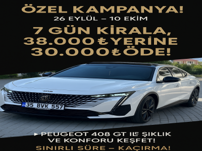 Eylül Ayı Özel son Kampanyası